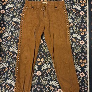 Anthropologie Byron Seamed Utility Joggers